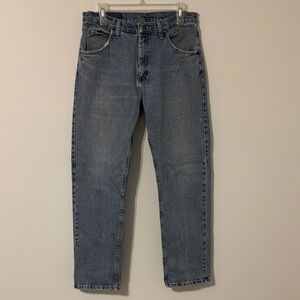 Wrangler Men's Straight Fit Blue Jeans